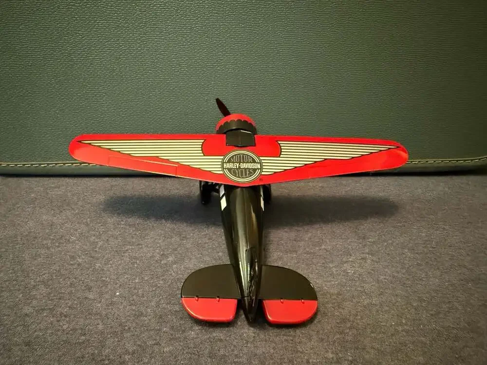 Harley Davidson 1932 Lockheed Vega 5B Diecast Metal Airplane Coin Bank (HD3)